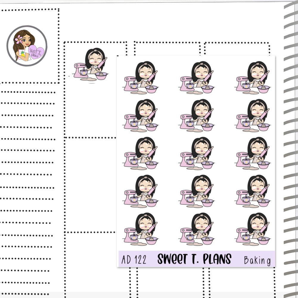 Aleyna Baking Planner Sticker Sheet (AD122)