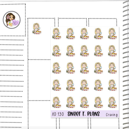 Aleyna Pregnancy Craving Baby Planner Sticker Sheet (AD130)