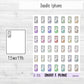 Iphone Planner Sticker Sheet (128)