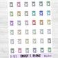 Washer Laundry Planner Sticker Sheet (D183)