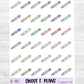 Pregnancy Test Planner Sticker Sheet (D147)
