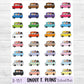 School Bus Planner Sticker Sheet (D151)