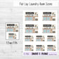 Laundry Room Scene Planner Sticker Sheet (F110)