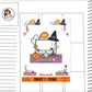 Halloween Desk Working Planner Sticker Sheet (D 276)