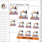 Halloween Desk Working Planner Sticker Sheet (D 276)