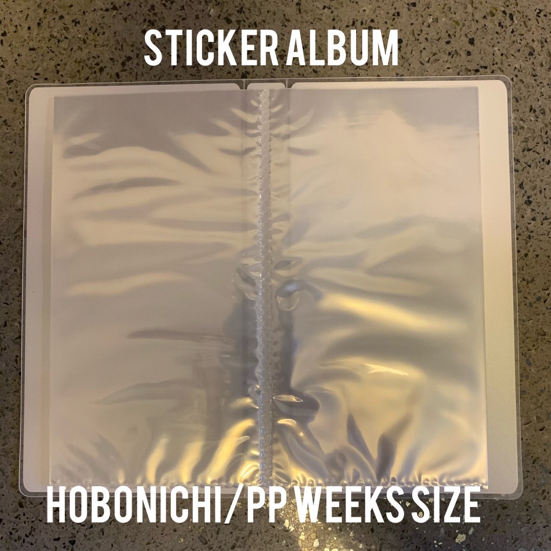 Sticker Storage Sticker Sleeve Albums