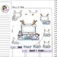 Winter Desktop Planner Sticker Sheet (D 283)